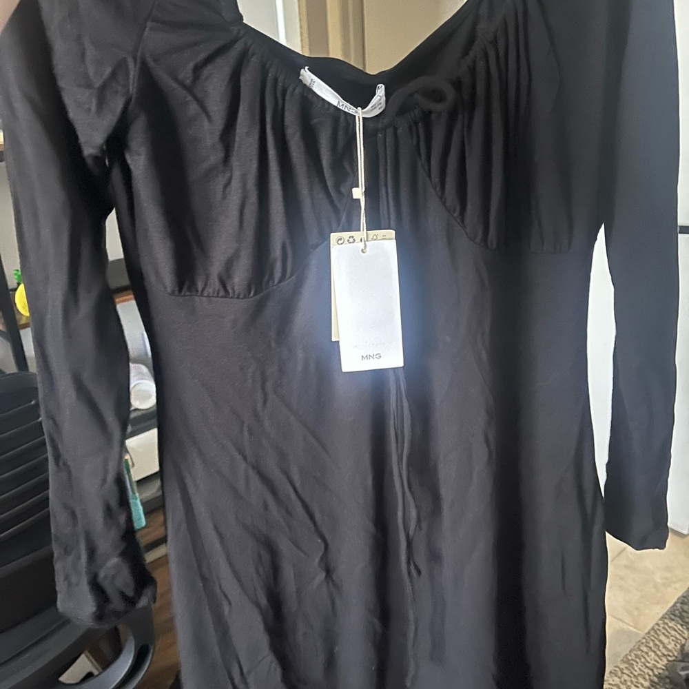Mango Black Dress